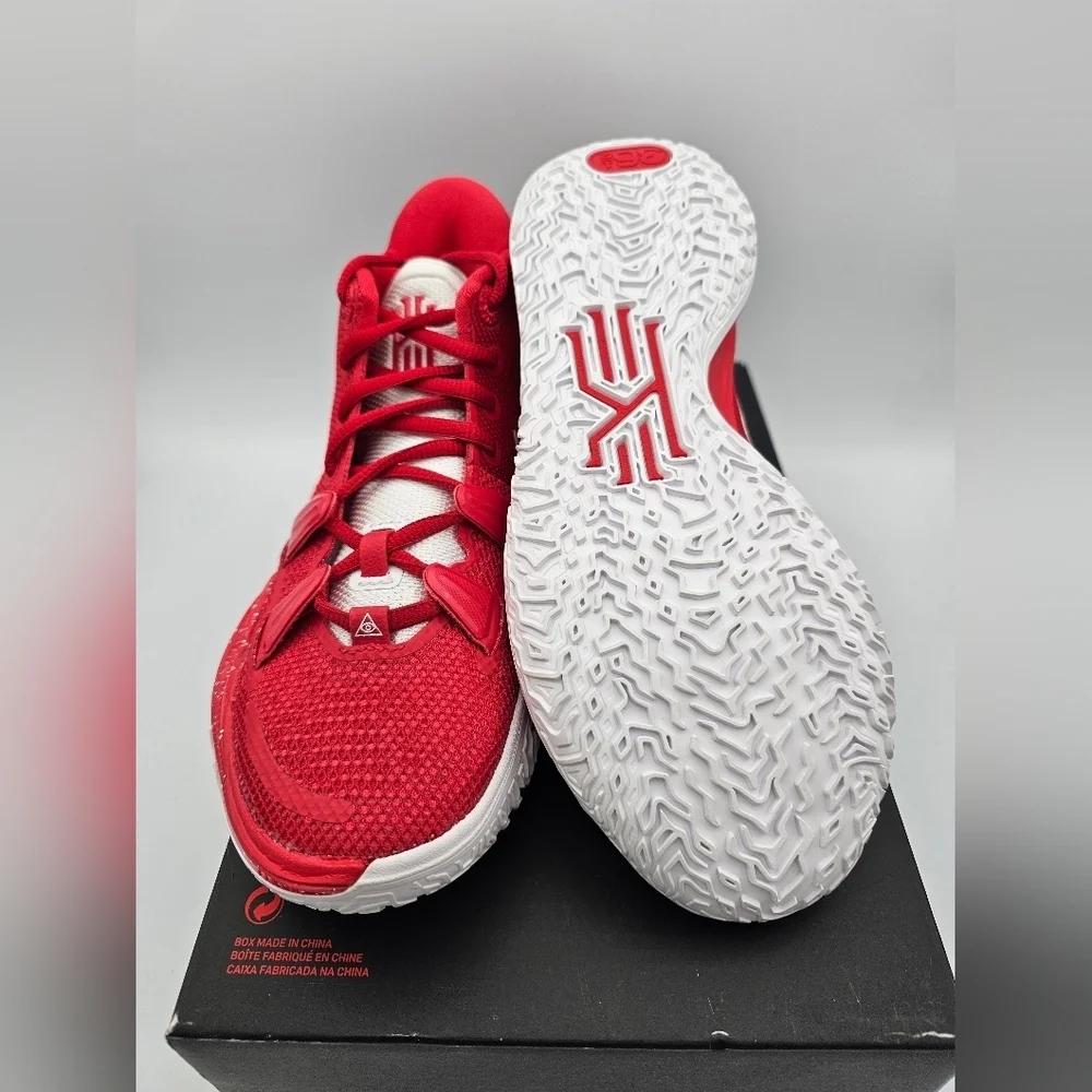 Nike Kyrie 7 TB University Red Men's Size 4.5 Box Without Lid